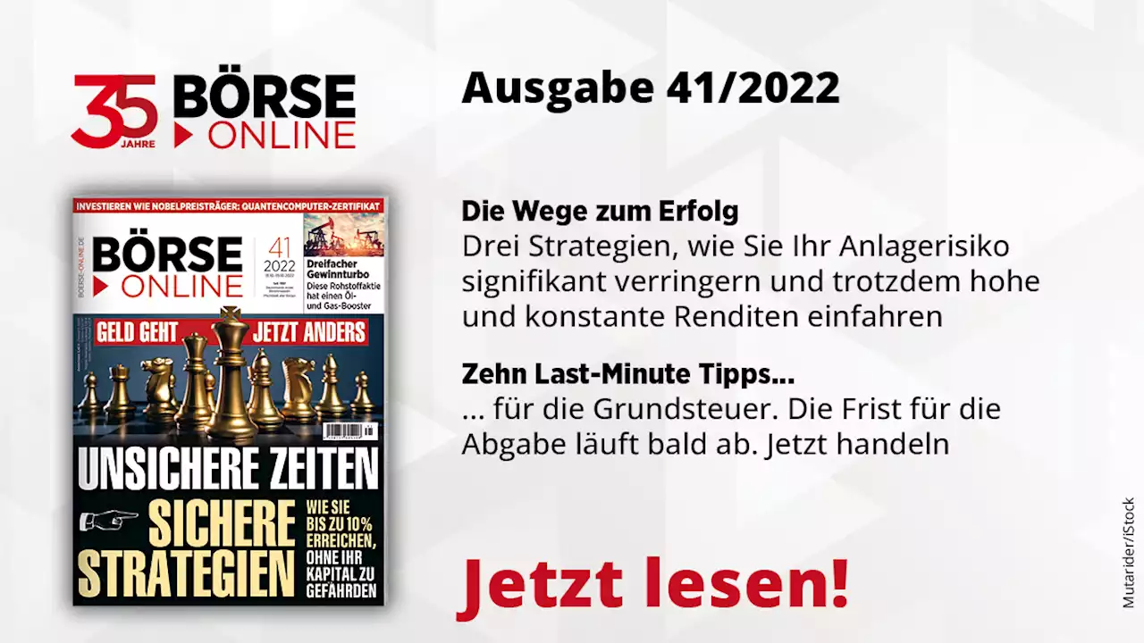 BÖRSE ONLINE 41/22 - BÖRSE ONLINE E-Paper