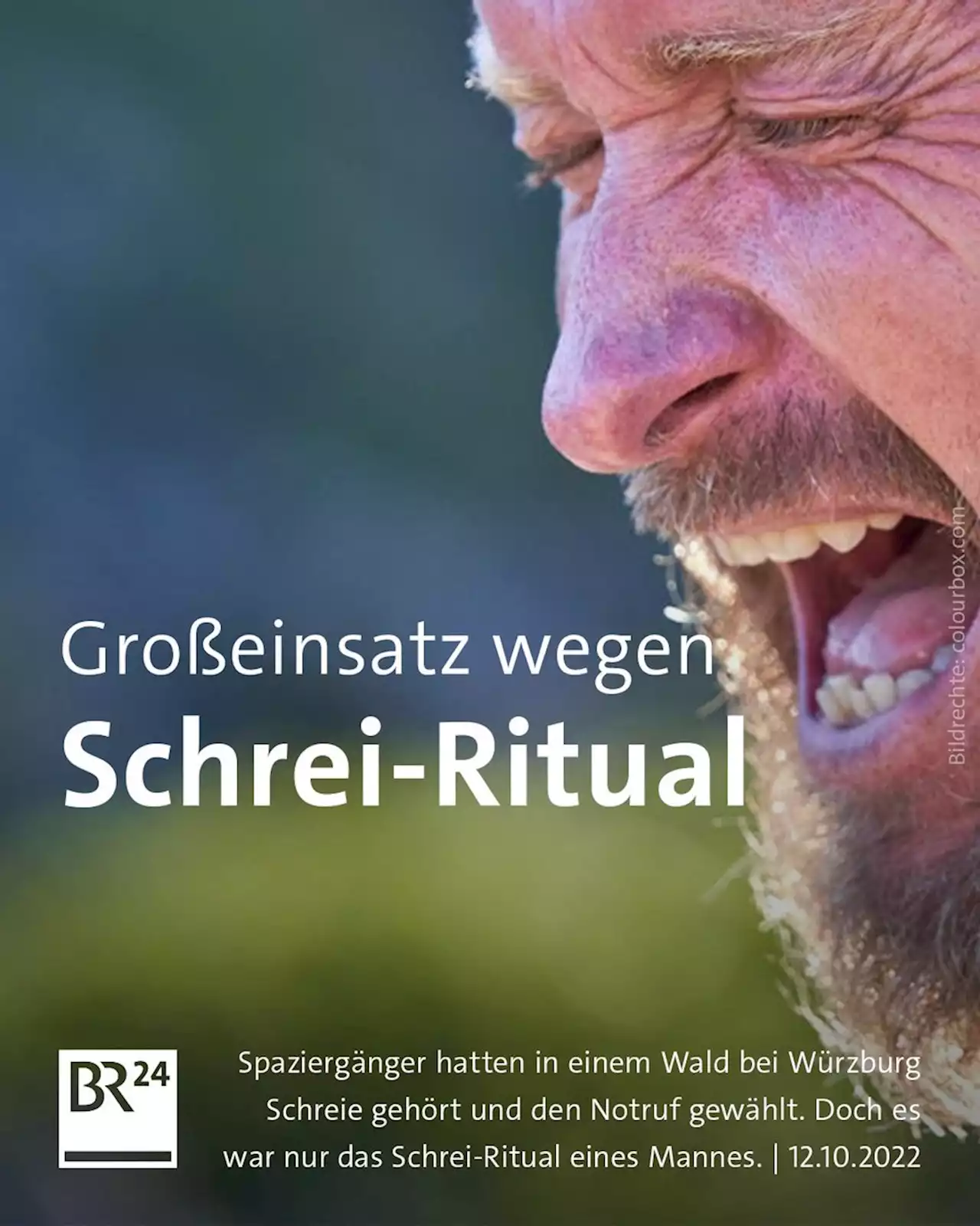 Schrei-Ritual im Wald löst großangelegte Suchaktion aus