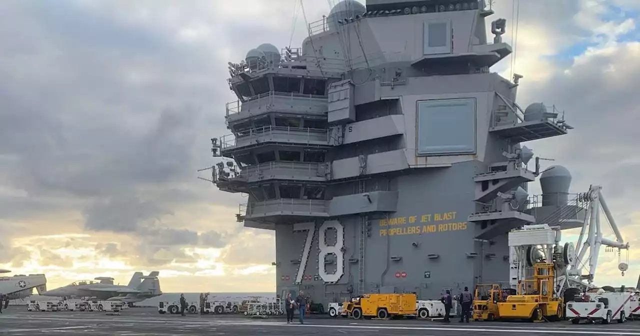 After years of delays, the most advanced aircraft carrier ever built is underway