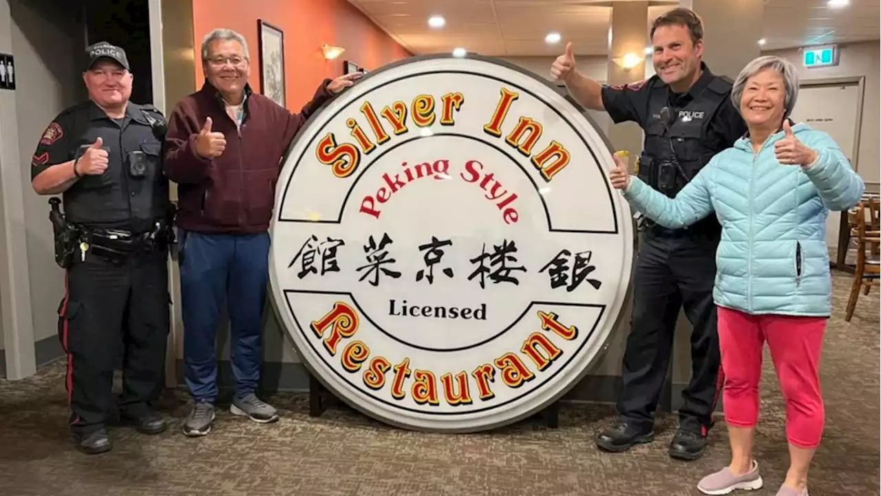 Retired Silver Inn Restaurant owners reunited with stolen sign following emotional farewell