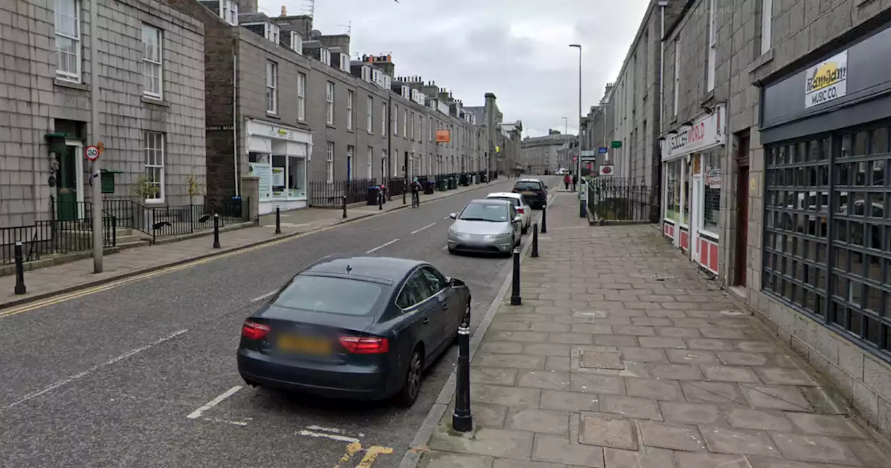 Officers 'attempted to stop car' which flipped onto its roof in Aberdeen