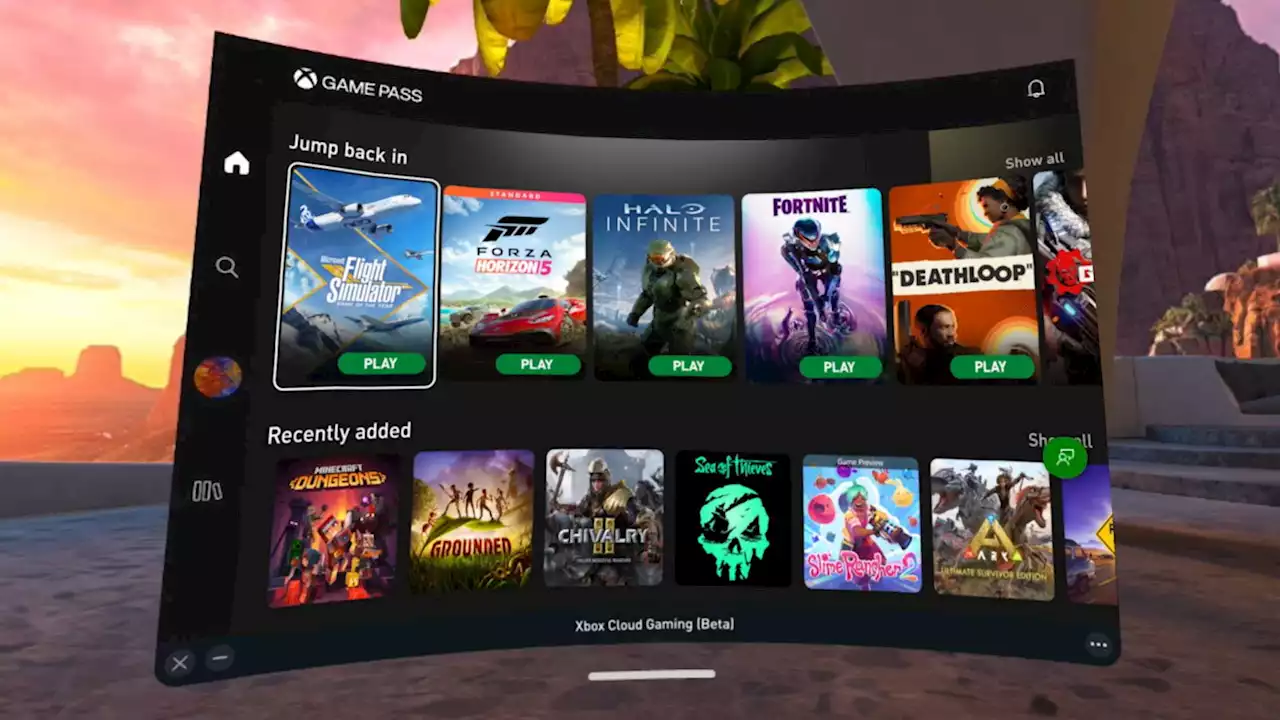 Xbox Cloud Gaming is heading to Meta Quest VR headsets