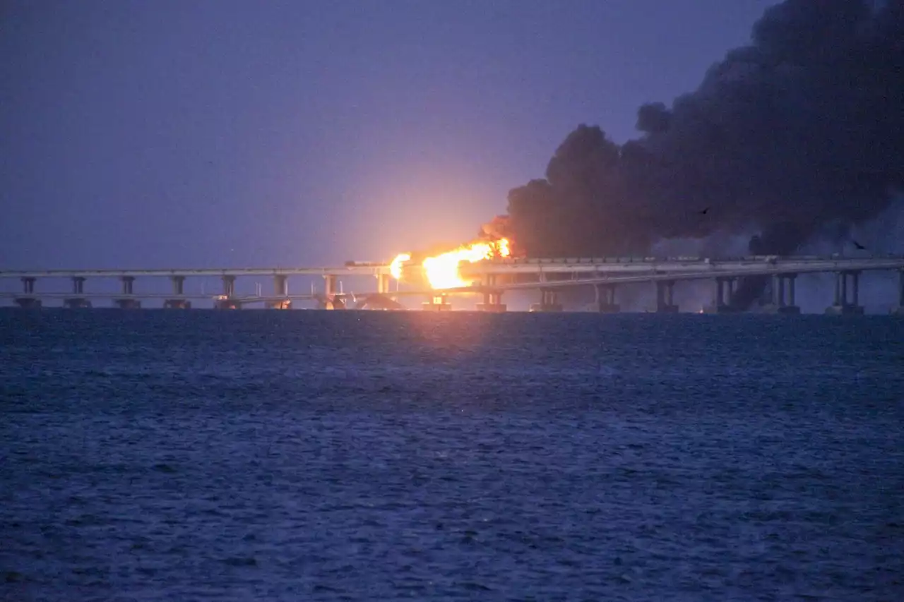 Russian Intelligence Detains 8 Suspects Linked To Crimea Bridge Blast