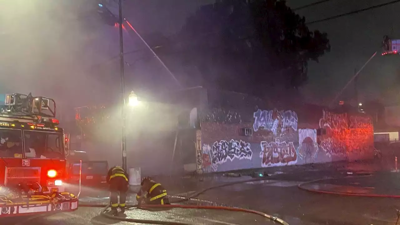 Businesses catch fire in West Garfield Park