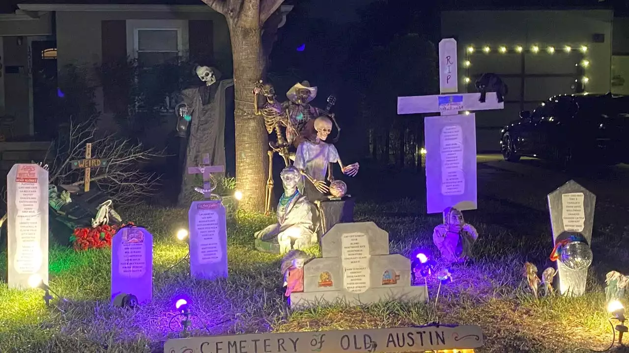 Cemetery of Old Austin: North Austin Halloween display pays tribute to legendary businesses