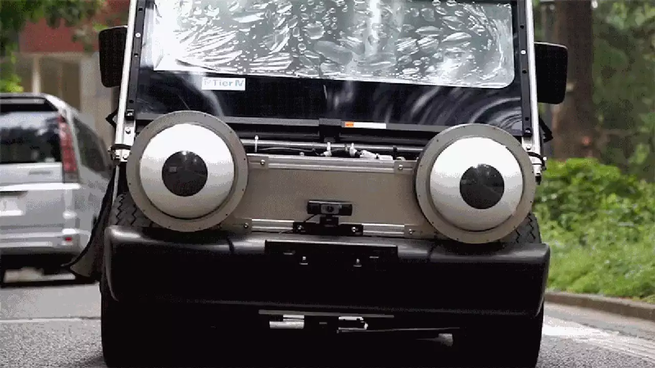 Animated Googly Eyes Could Make Autonomous Cars Safer For Pedestrians