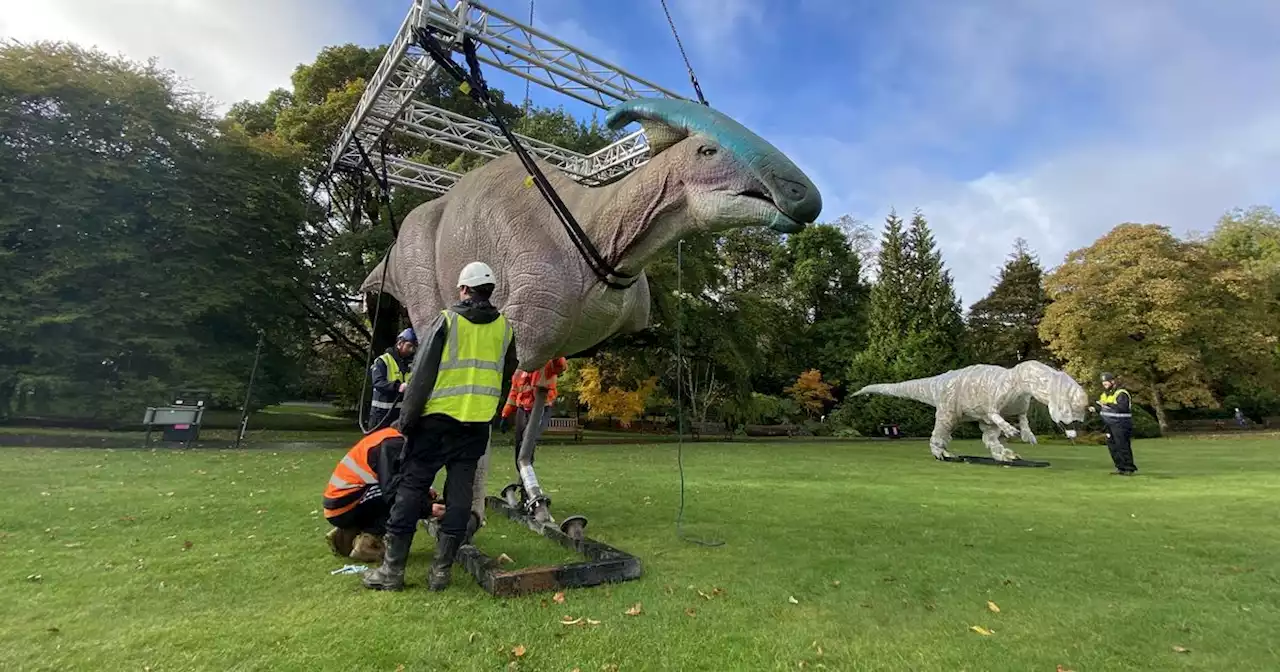 Glasgow's Botanic Gardens given Jurassic makeover as GlasGLOW returns