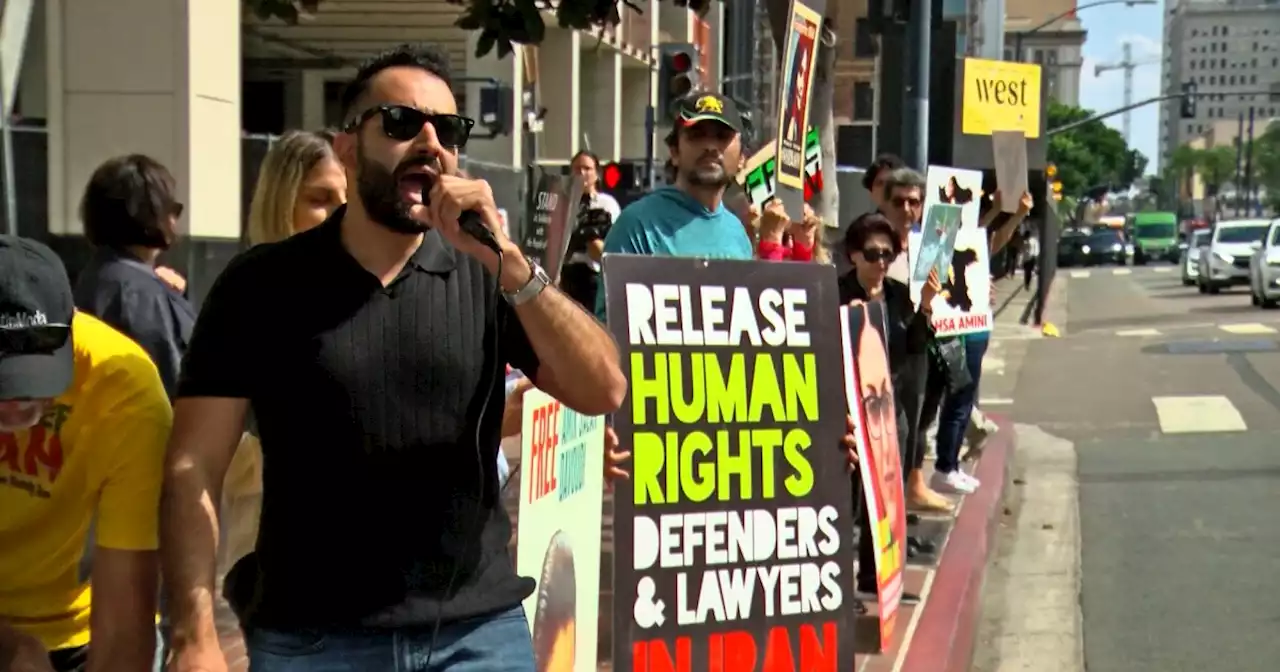 Protests against Iran's government come to San Diego