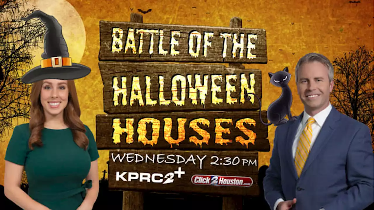 🔒 Battle of the Halloween houses: KPRC 2′s Justin Stapleton, Caroline Brown go head-to-head to build the best spooky residence👻🎃🧙‍♀️🏚️