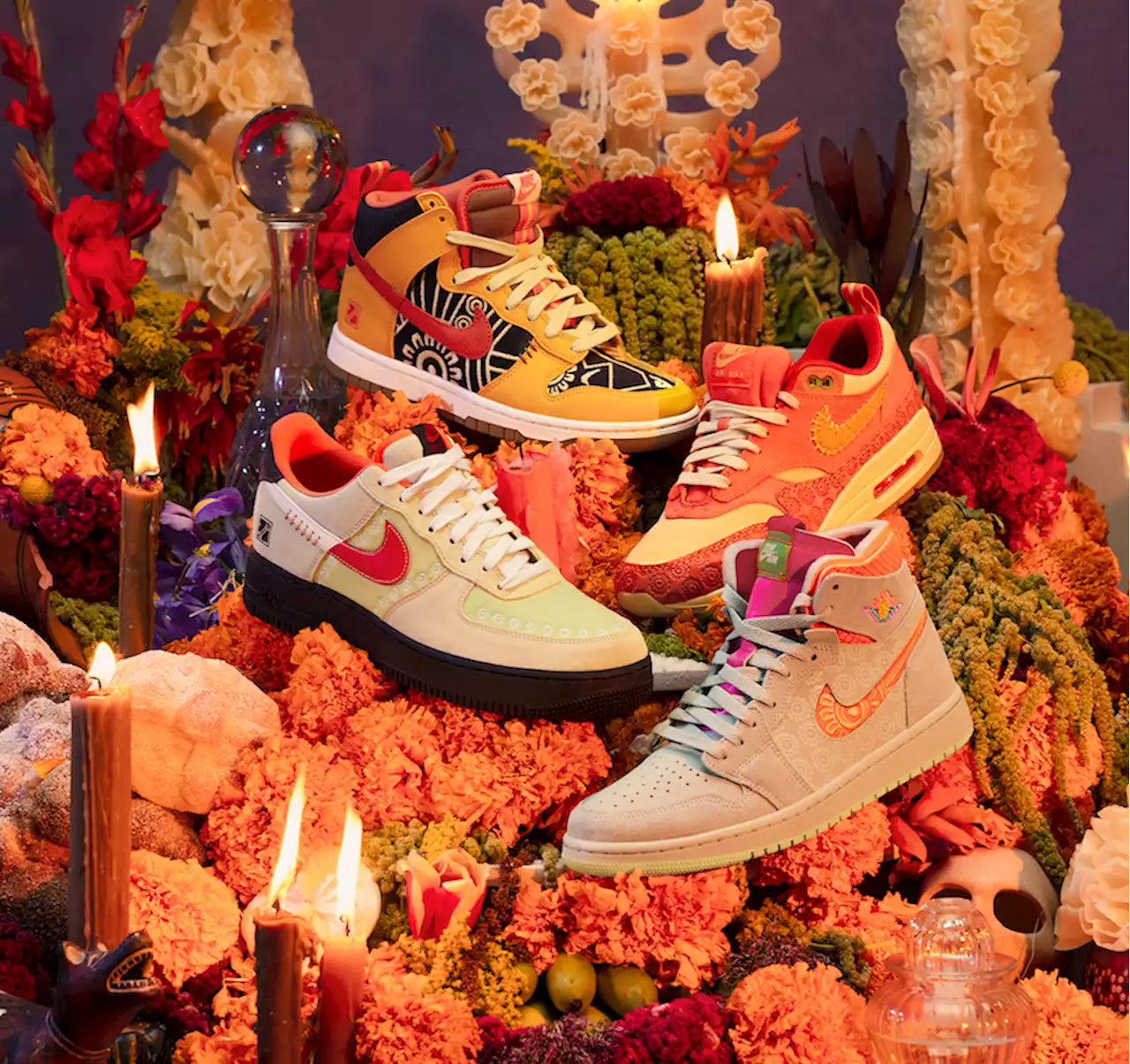 Nike sigue los pasos de Vans y lanza tenis de Día de Muertos