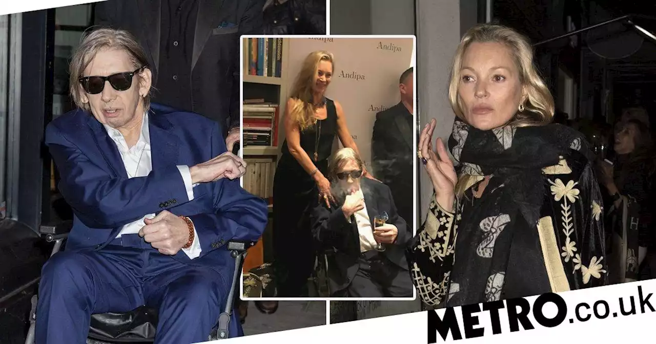 The Pogues’ Shane MacGowan parties with Kate Moss on rare night out