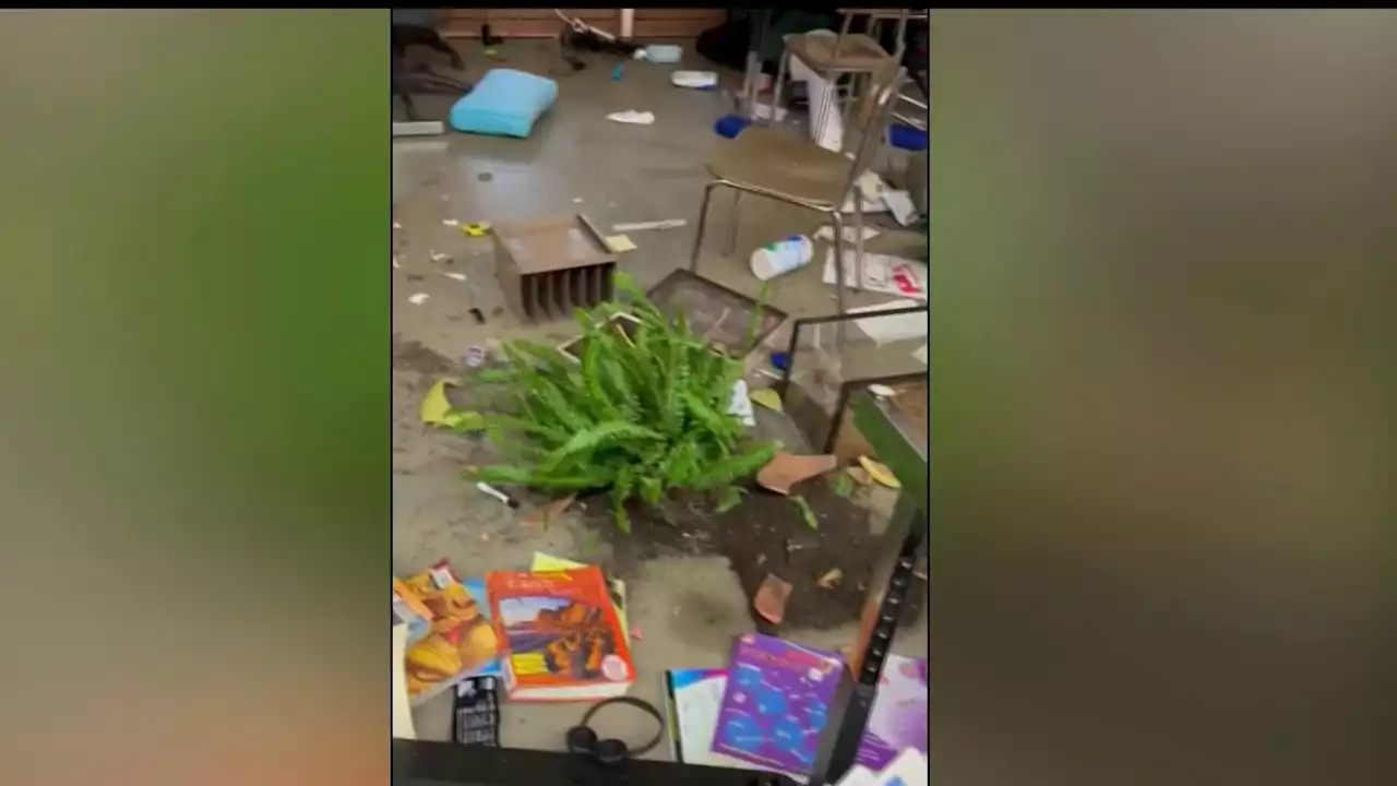 Classroom for Special Needs Students Completely Destroyed by Vandals