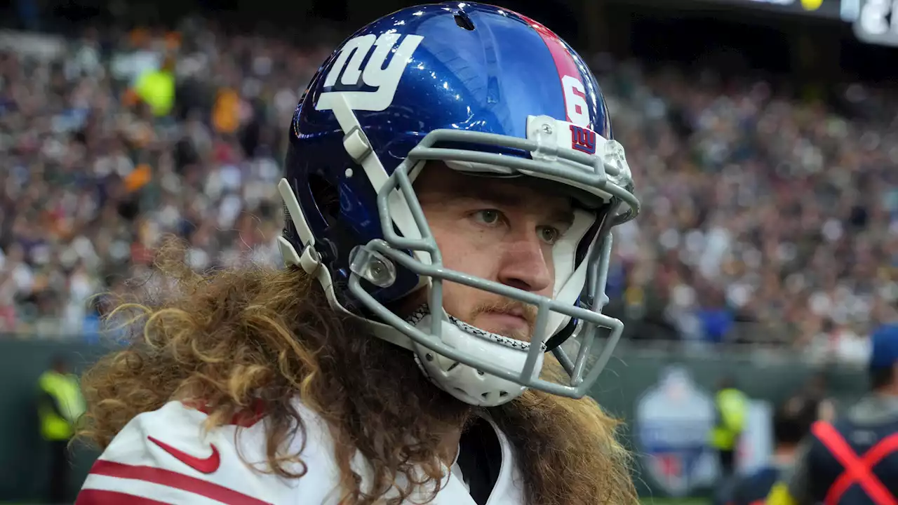 Report: Giants Punter Still in London Due to Passport Issues