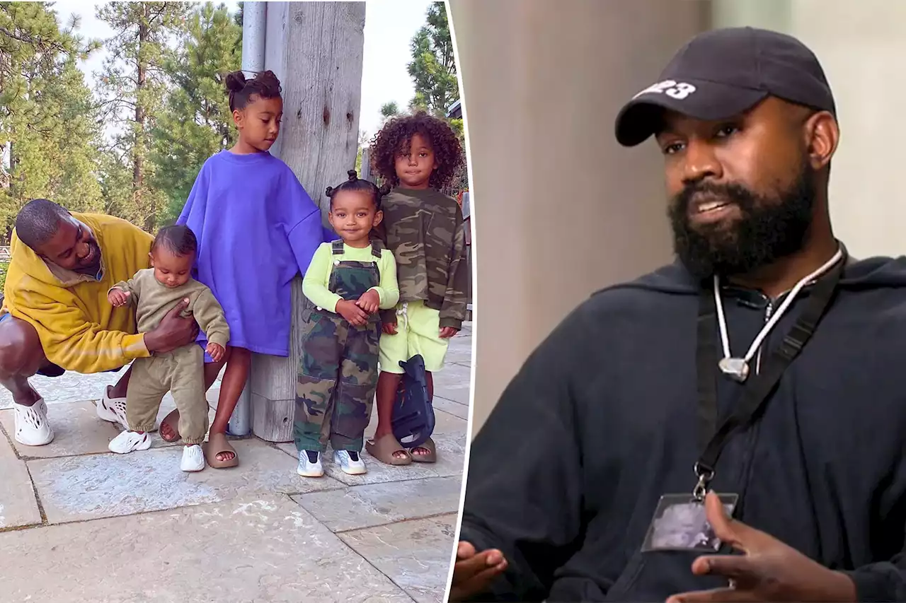 Kanye West pushes conspiracy that ‘actors’ were hired to ‘sexualize’ his kids