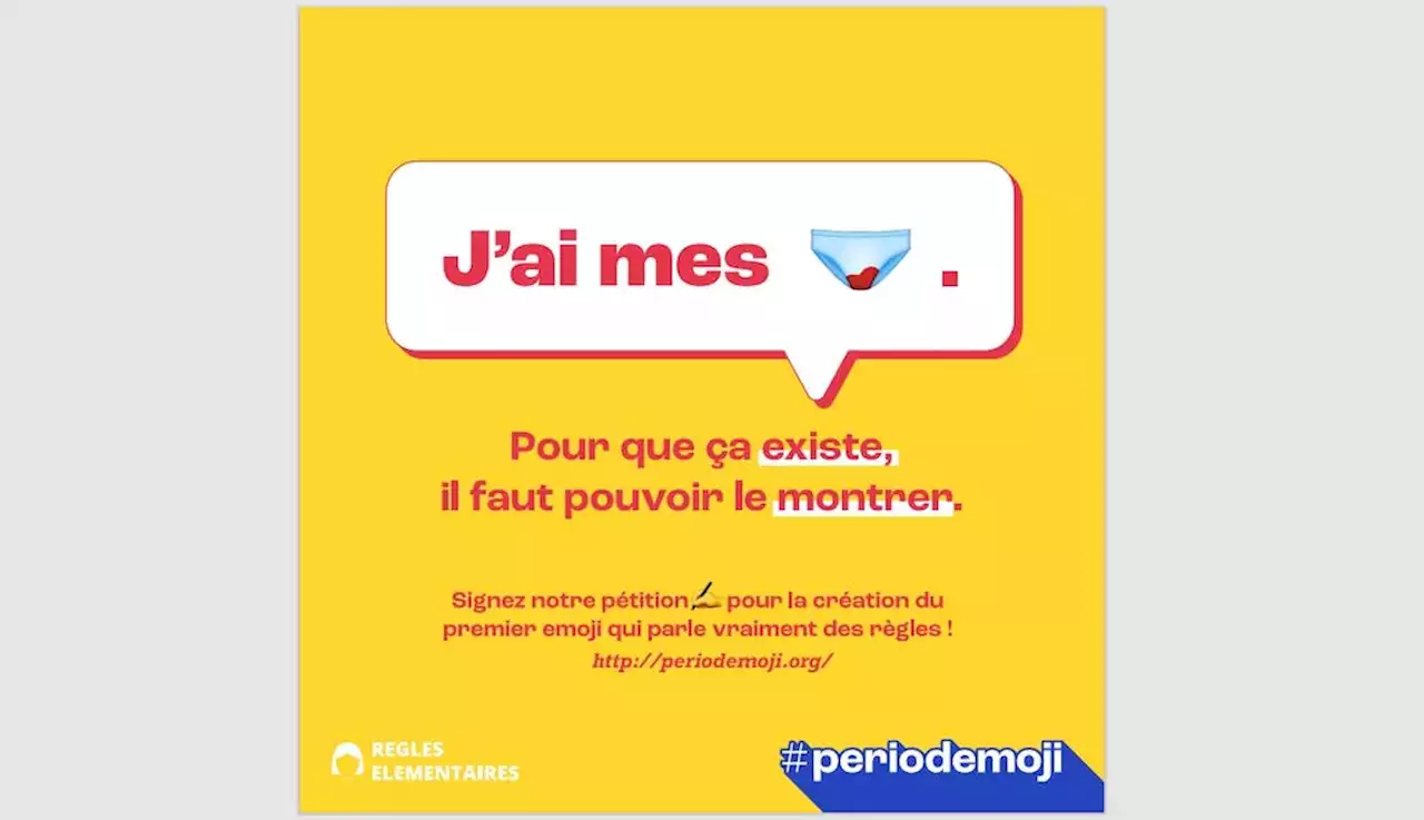 Une pétition lancée pour une emoji spéciale règles