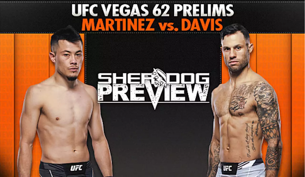 Preview: UFC Fight Night 212 Prelims - Martinez vs. Davis