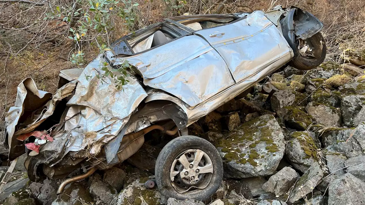 Woman's body found in crashed car at bottom of cliff after two months