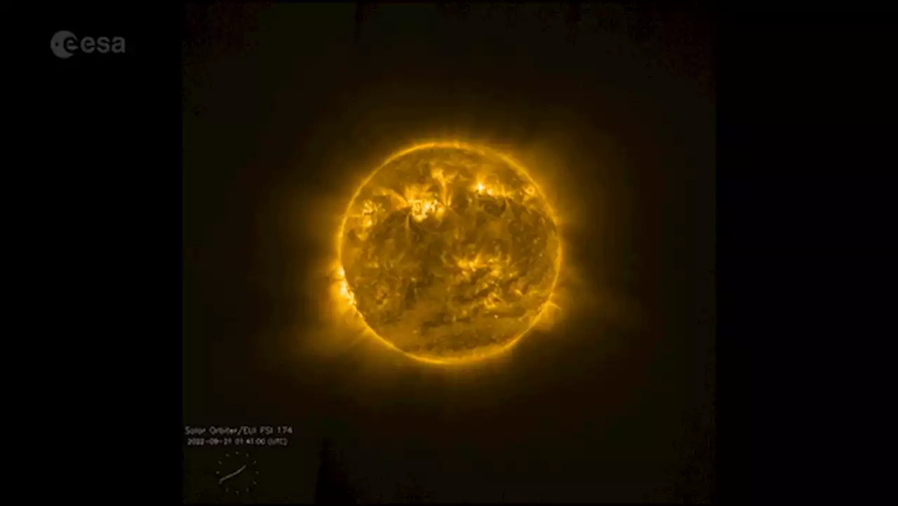 The sun crackles in new images from spacecraft preparing for a close flyby