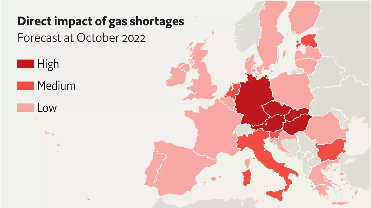 The countries most at risk from Europe’s energy crunch