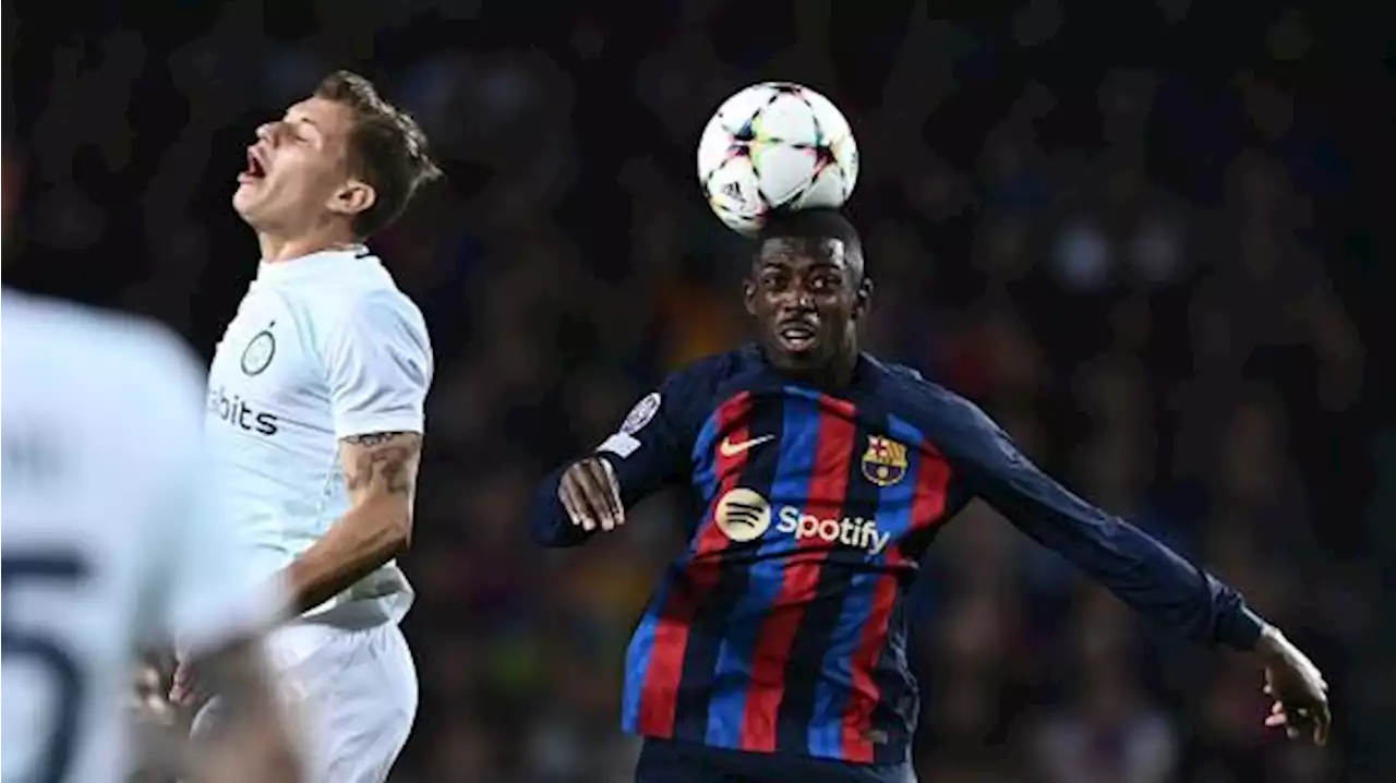 Dzeko sfiora il gol, Dembélé lo fa: Barcellona-Inter 1-0 all'intervallo. E ora sarà dura - TUTTOmercatoWEB.com