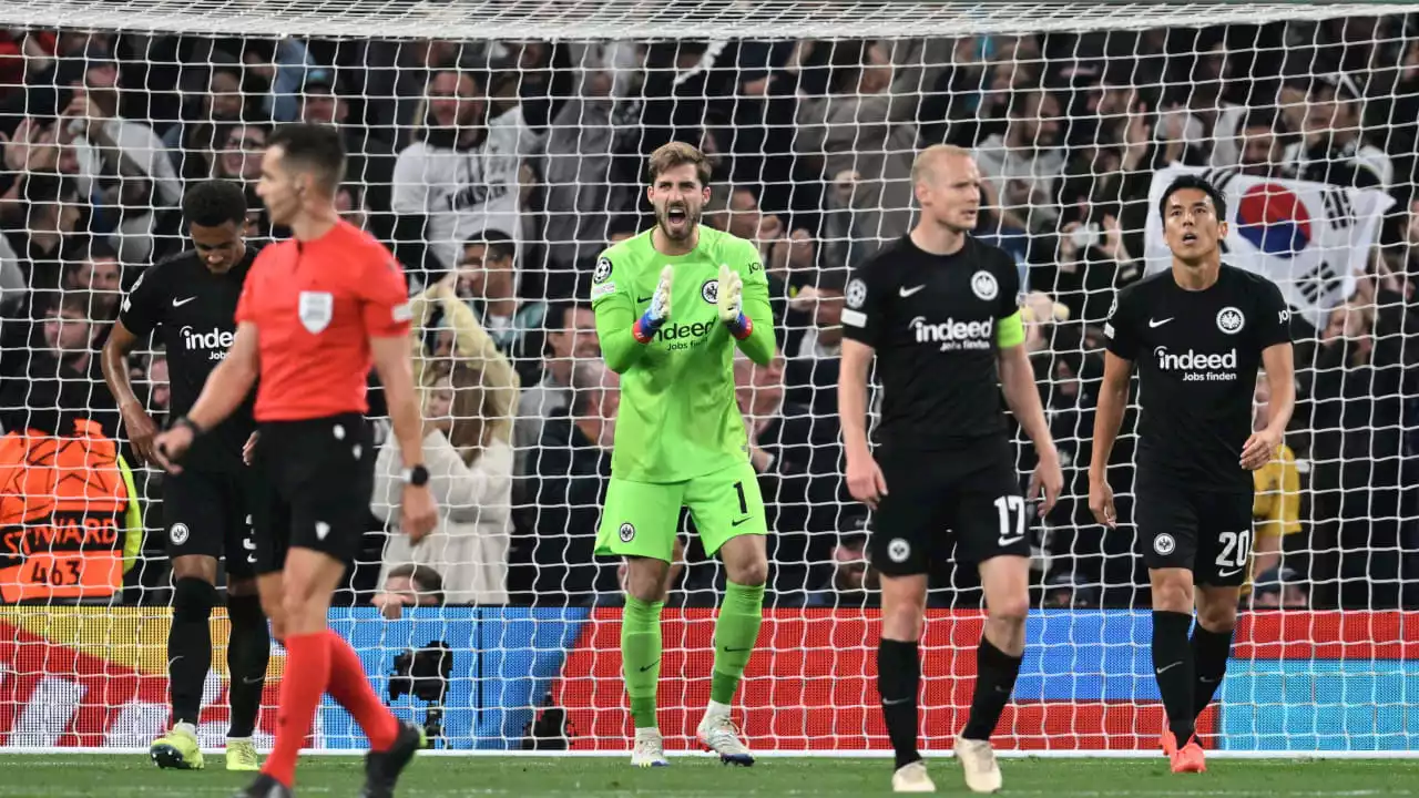 Tottenham - Frankfurt 3:2! Tottenham-Sturm zu viel für Frankfurt