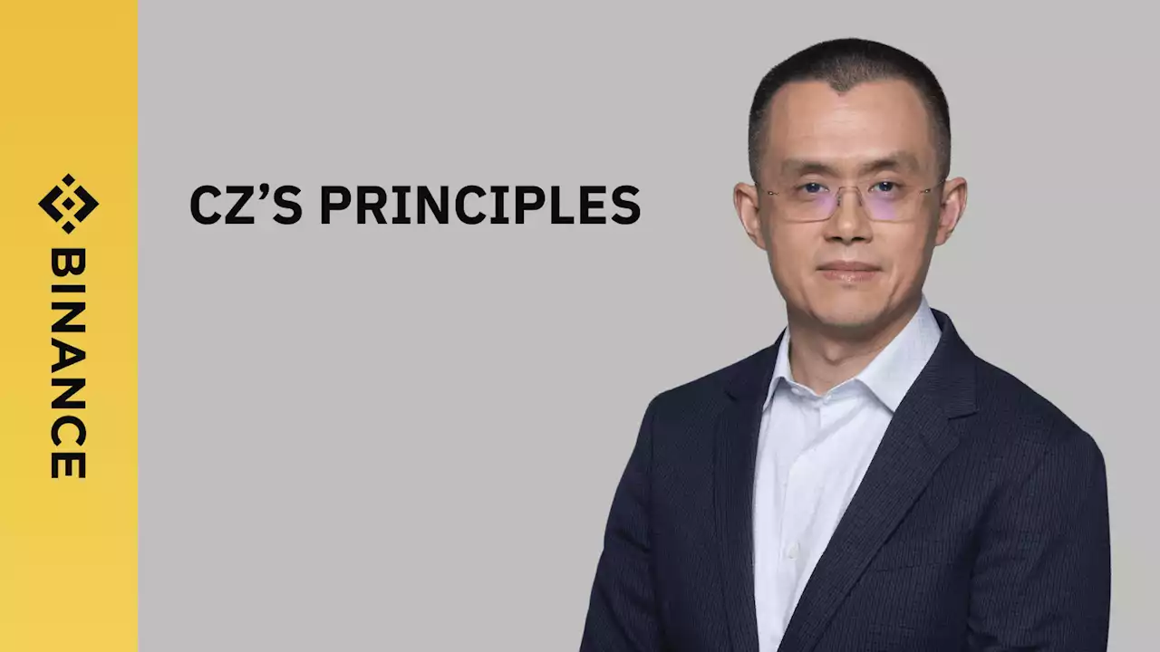 CZ’s Principles | Binance Blog