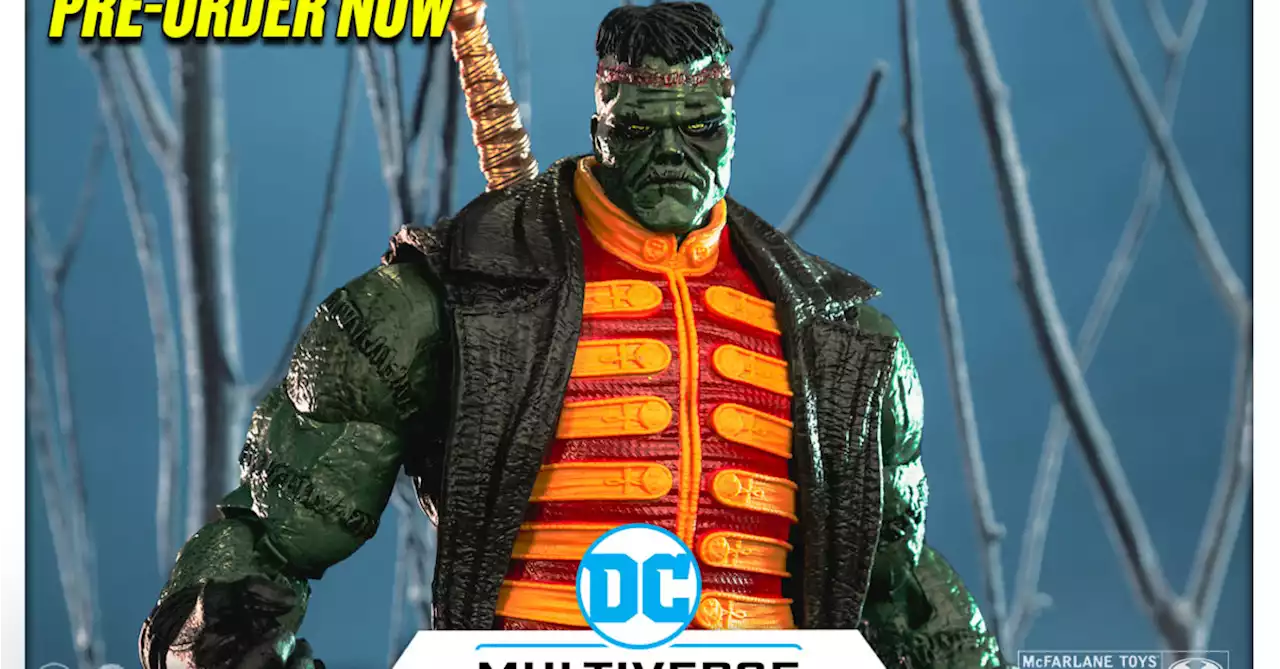 DC Comics Frankenstein Fights the Supernatural with McFarlane Toys