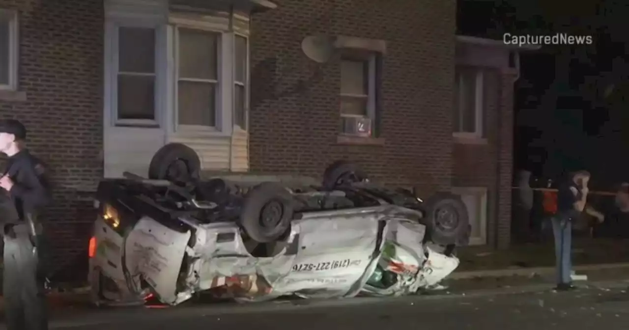 Police chase of stolen car in Gary ends in crash; leaves 1 dead, another hospitalized