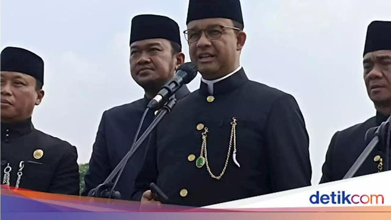 Karya Anies 5 Tahun Ini: Dari JIS, Sumur Resapan, sampai Ubah Nama Jalan