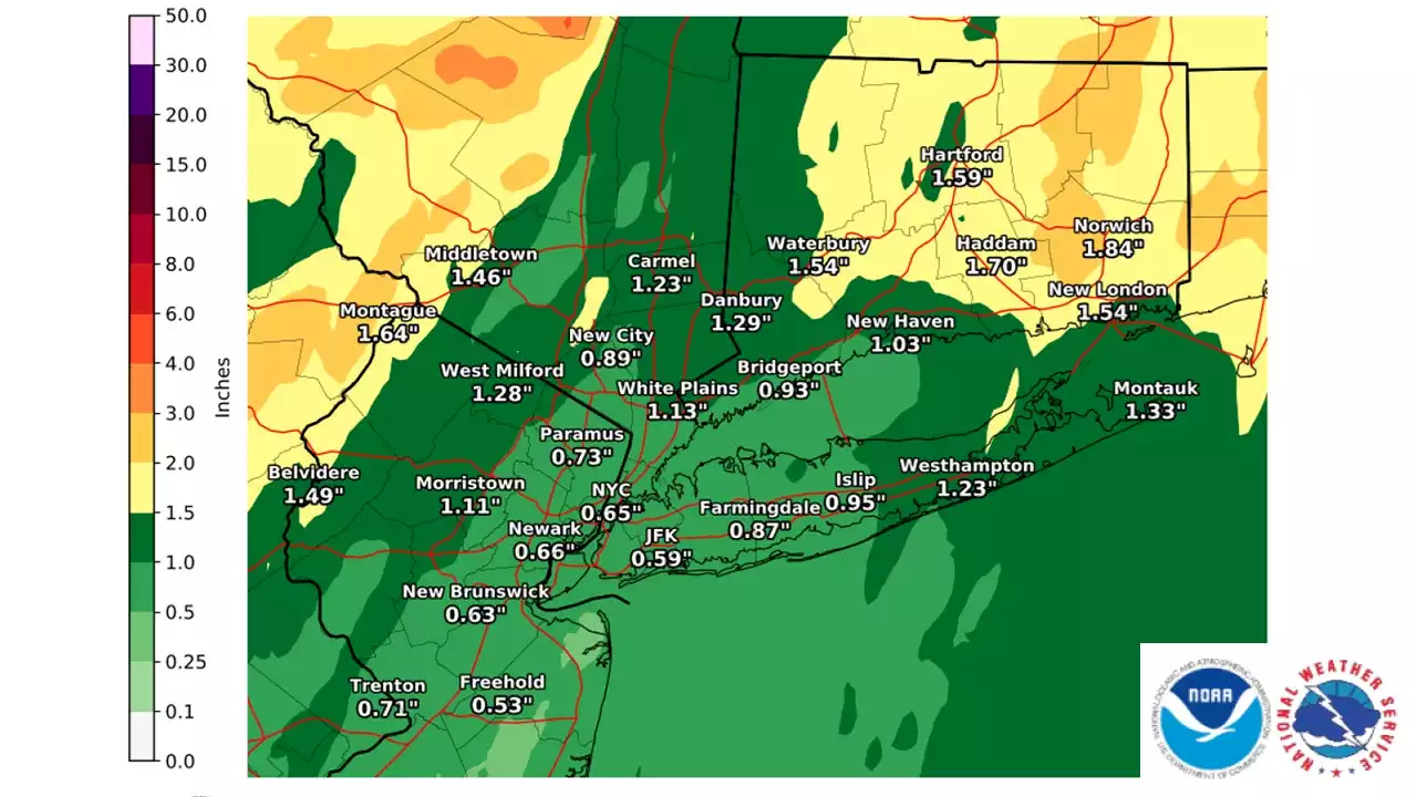 New York weather: Thunderstorms, heavy rain Thursday into Friday