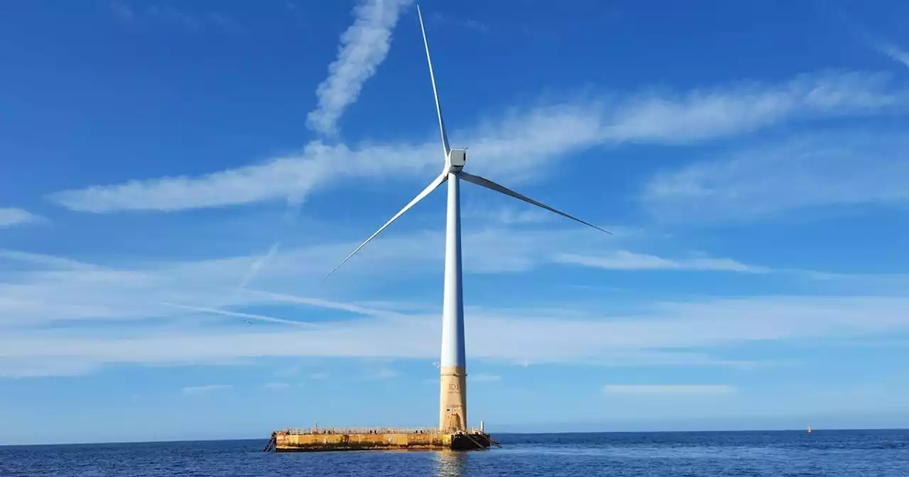 En direct de La Turballe, face au premier champ d’éoliennes en mer