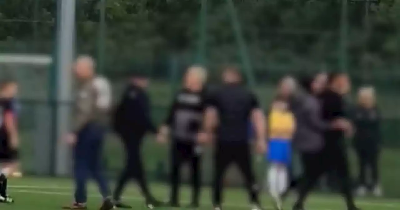 Video shows aftermath of melee at ex-Wales captain Ashley Williams son's match