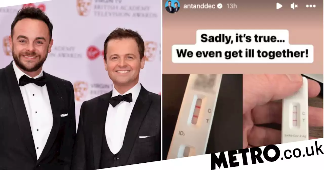 Ant and Dec share positive Covid tests after pulling out of NTAs 2022