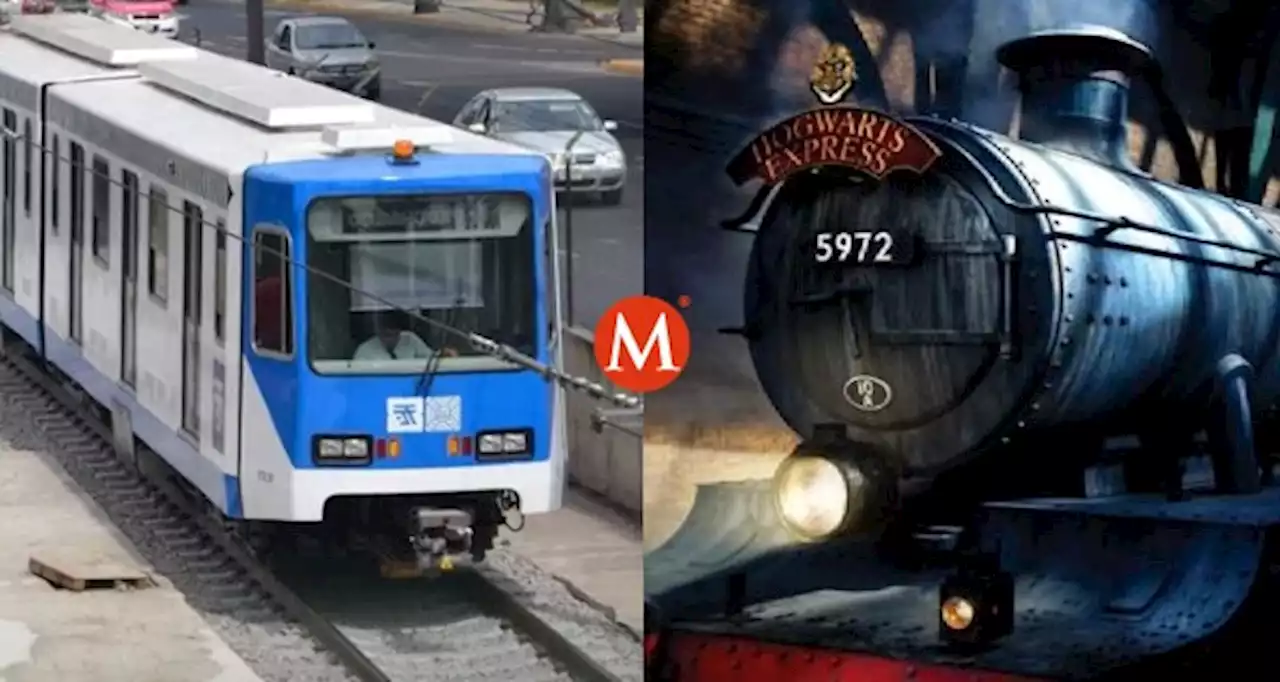 CdMx compara Tren Ligero con Expreso de Hogwarts