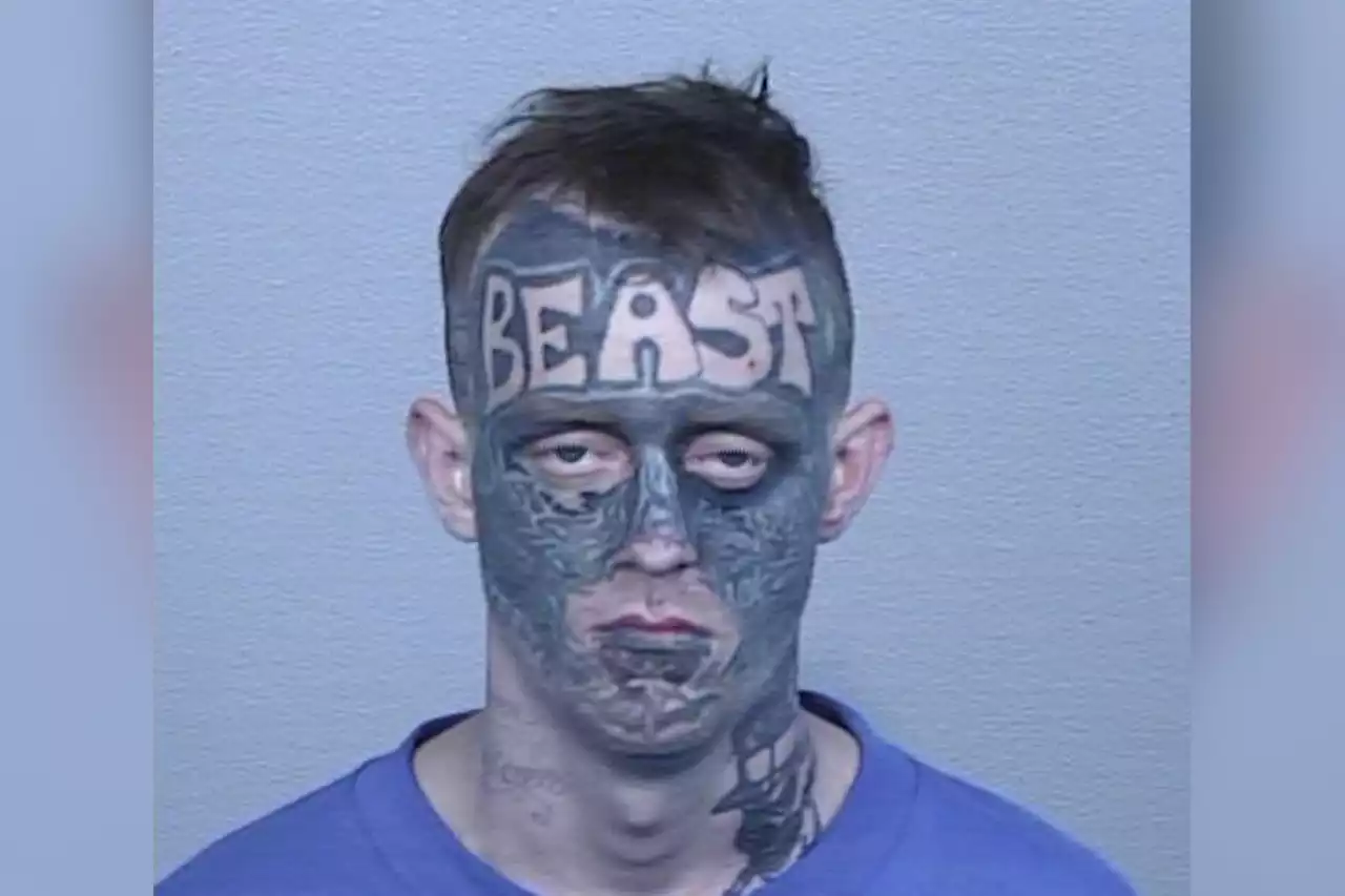 Aussie cops nab man with ‘beast’ tattooed across forehead