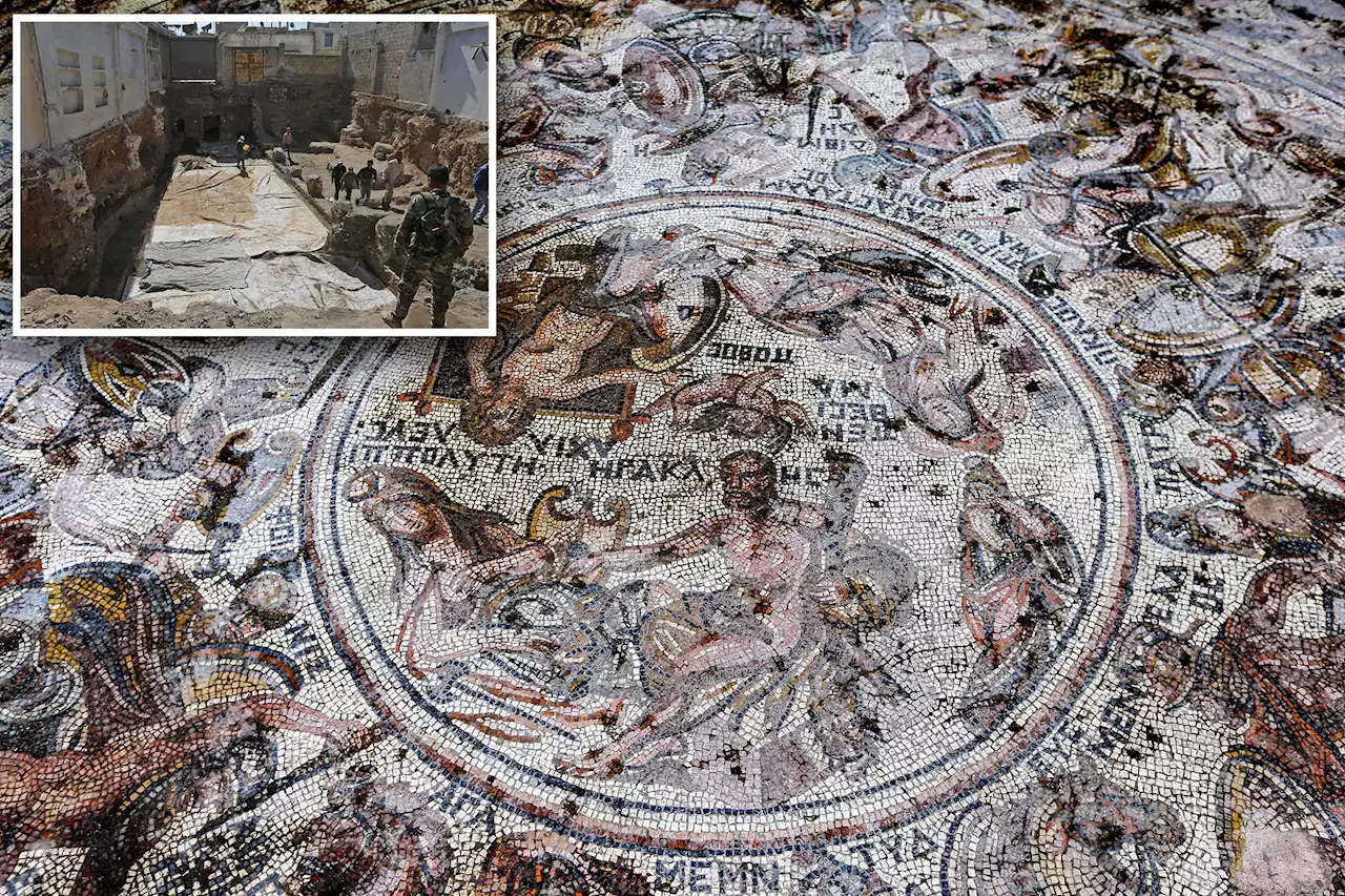 Incredibly ‘rare’ Roman mosaic depicting the Trojan War is found in Syria