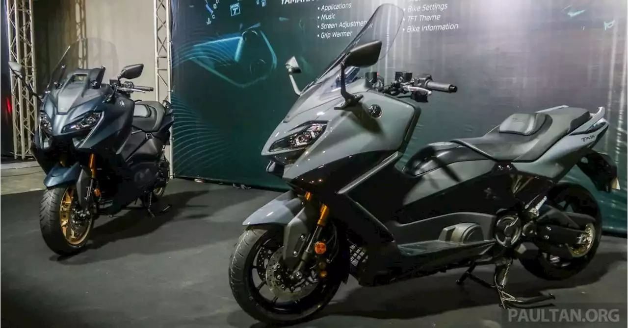 2022 Yamaha TMax 560 Tech Max in Malaysia, RM74,998 for CKD, Garmin navigation by subscription - paultan.org