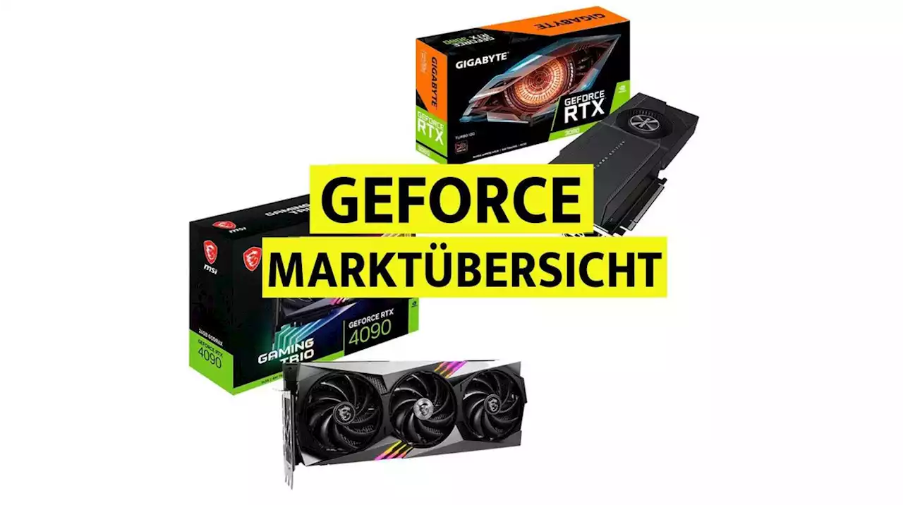 Grafikkarte kaufen: Zeitenwende - erste Geforce-Marktübersicht mit RTX 4090