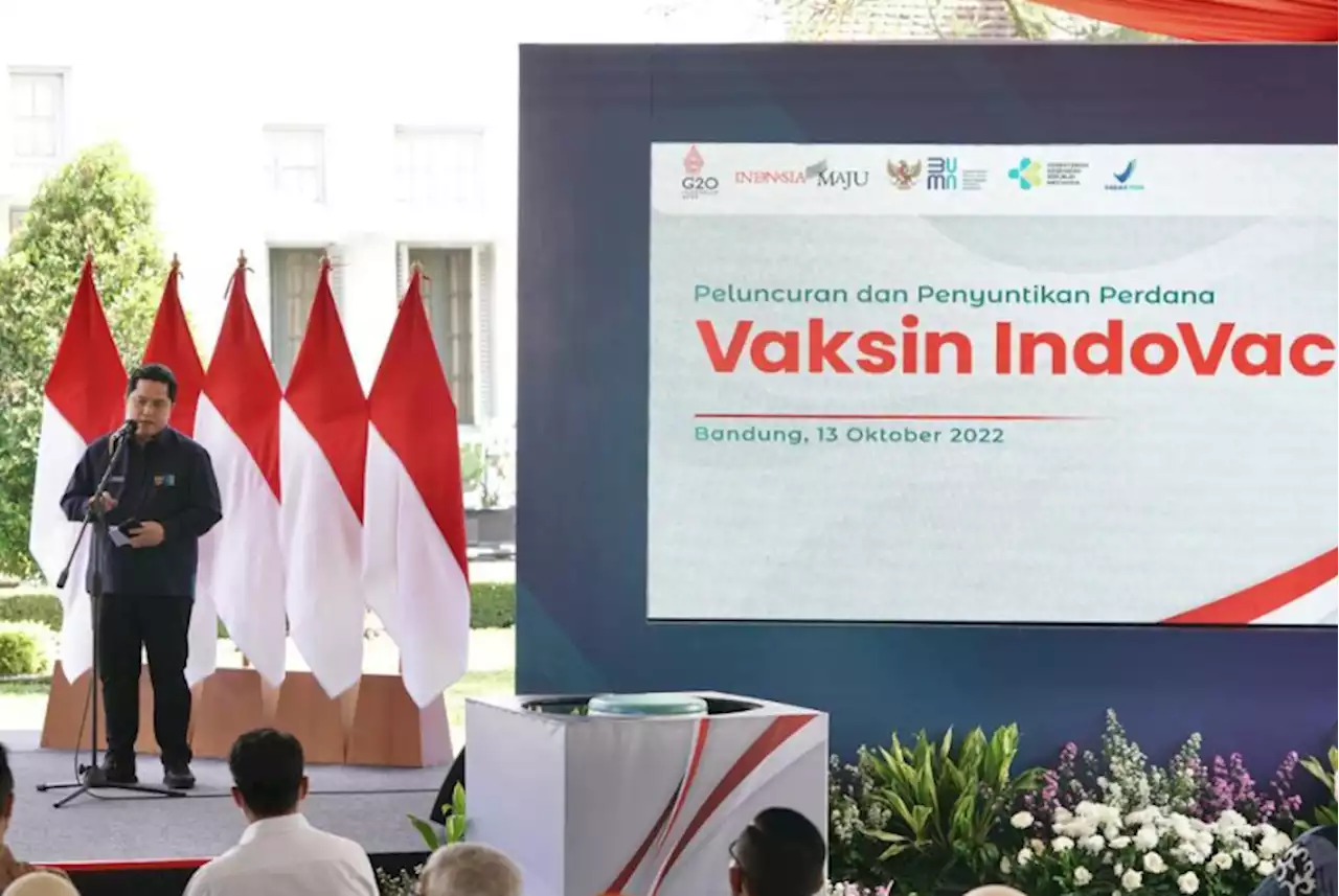 Peluncuran Vaksin IndoVac, Erick: Bukti Anak Bangsa Mampu Produksi Vaksin Sendiri |Republika Online