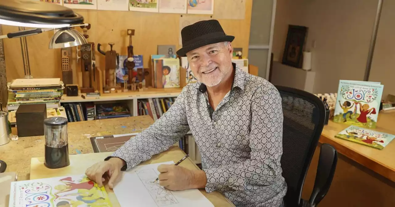 Column: Meet the San Diego artist who collaborated with the Dalai Lama and Desmond Tutu on a children's book