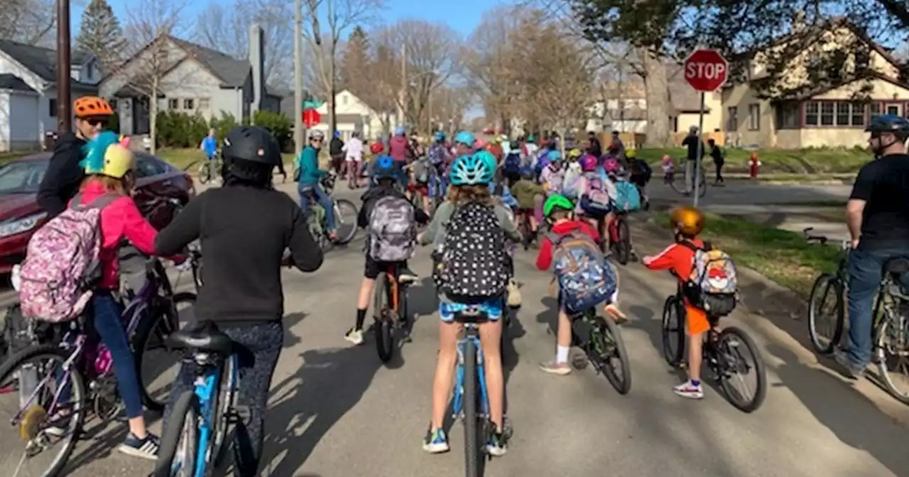 ‘Bike buses’ catch on as a cool way to commute to school. What are they?