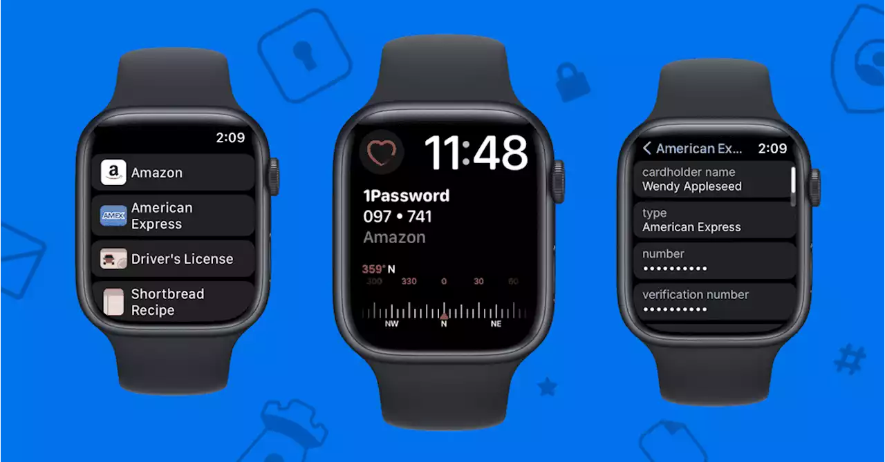 1Password 8 is now on the Apple Watch