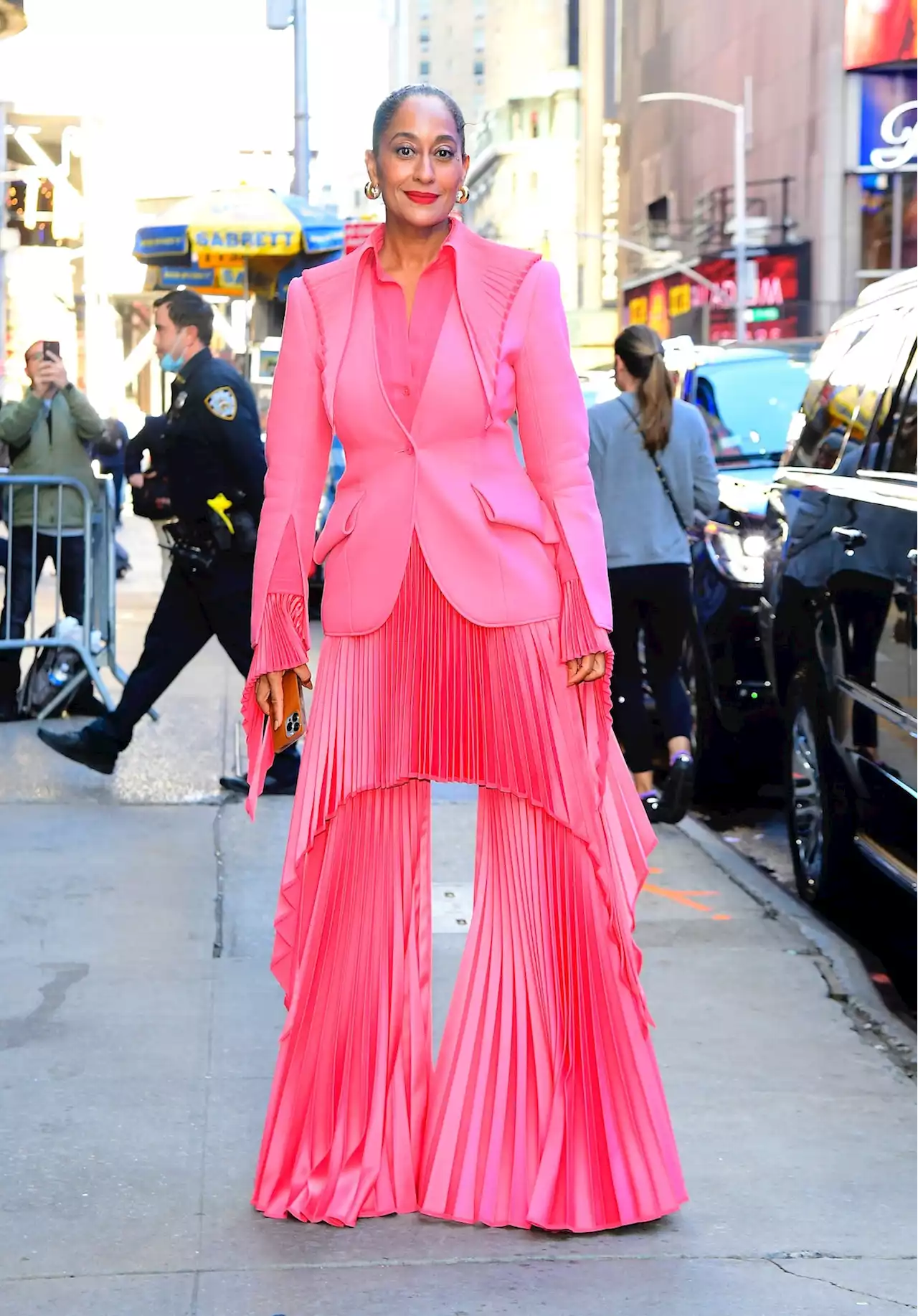 Tracee Ellis Ross Proves a Suit Can Be Both Romantic and Dramatic