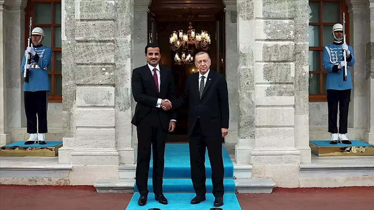 دیدار اردوغان و امیر قطر در استانبول