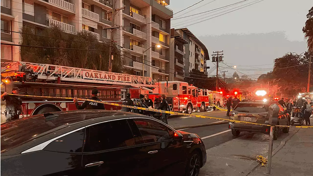 Residents rescued from 4-alarm fire at senior living apartment in Oakland