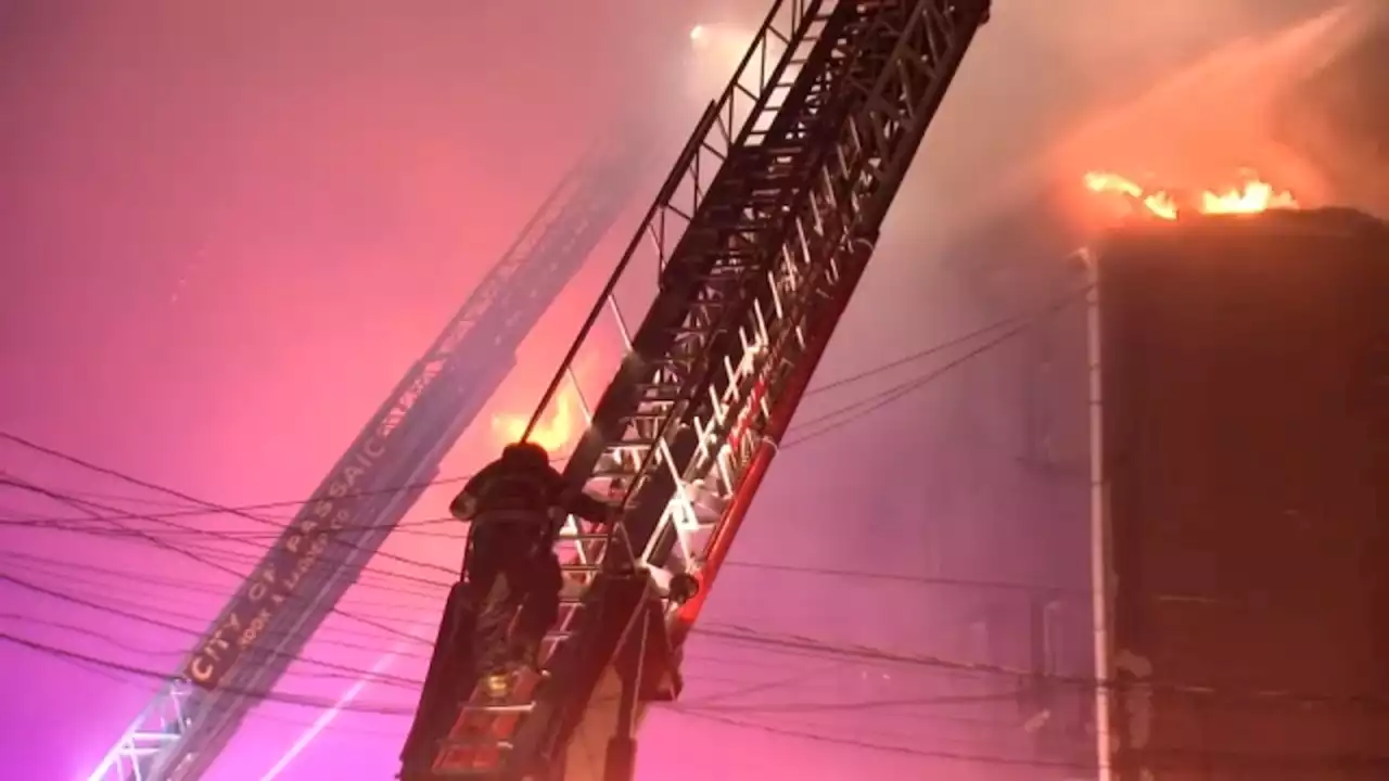 Fire rips through Passaic apartment building displacing dozens of residents