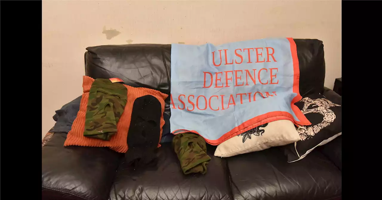 Man jailed after Ballyclare raid found UDA flag, weapons and knuckleduster