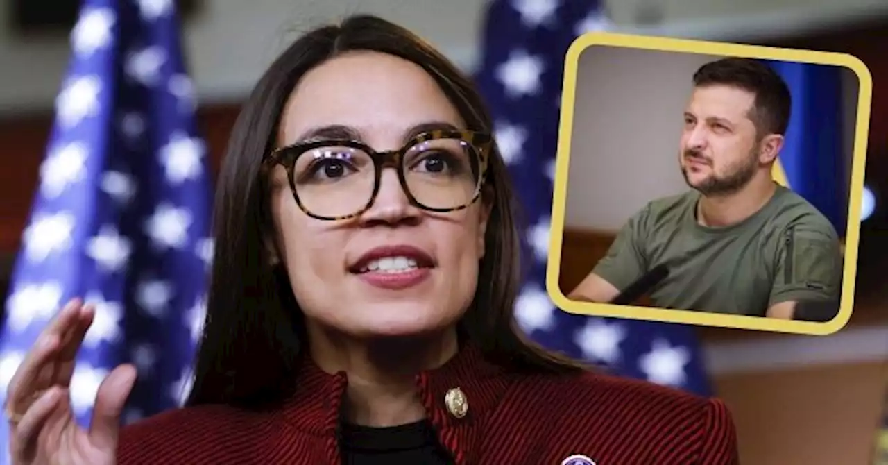 Watch--AOC Confronted for Funding War in Ukraine: 'You're Voting to Start ... Nuclear War!'