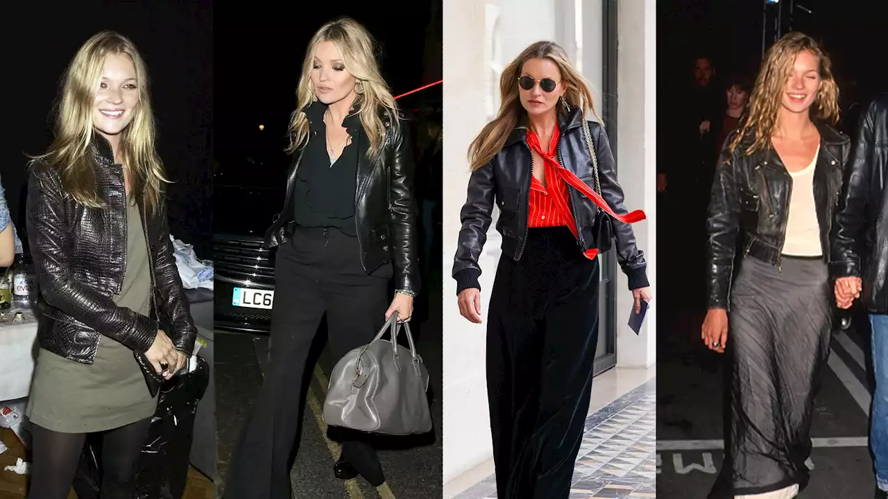 19 Times Kate Moss Proved You Need A Classic Leather Jacket In Your Life