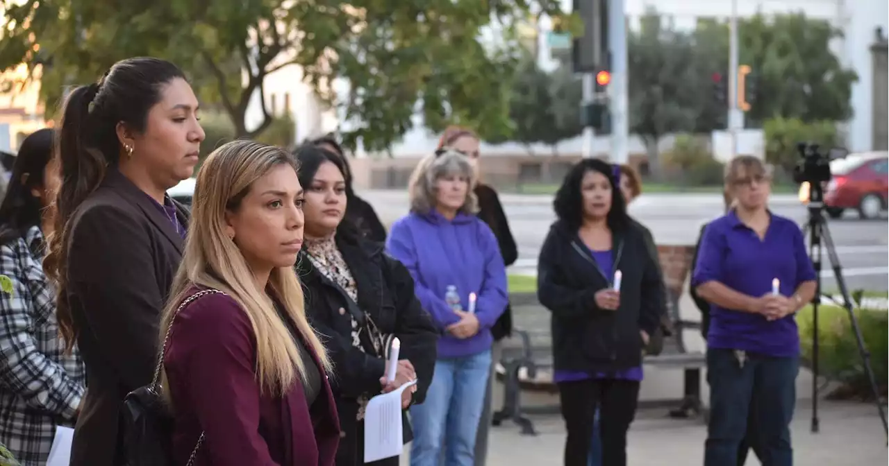 Domestic Violence Solutions holds vigil for Domestic Violence Awareness month